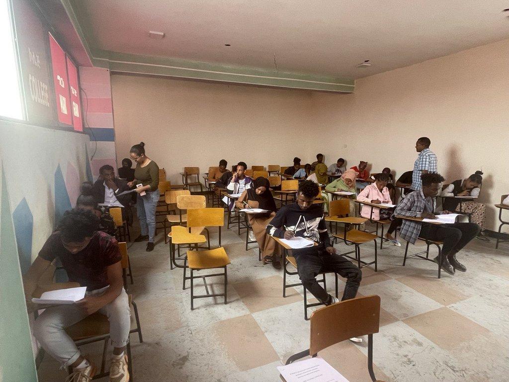 TVET students During the exam Time - Cover Image